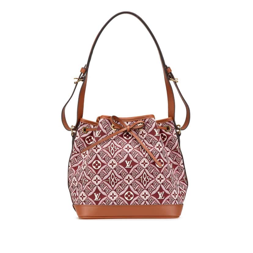 Louis Vuitton Since 1854 Noe Red Canvas Good condition - Front View