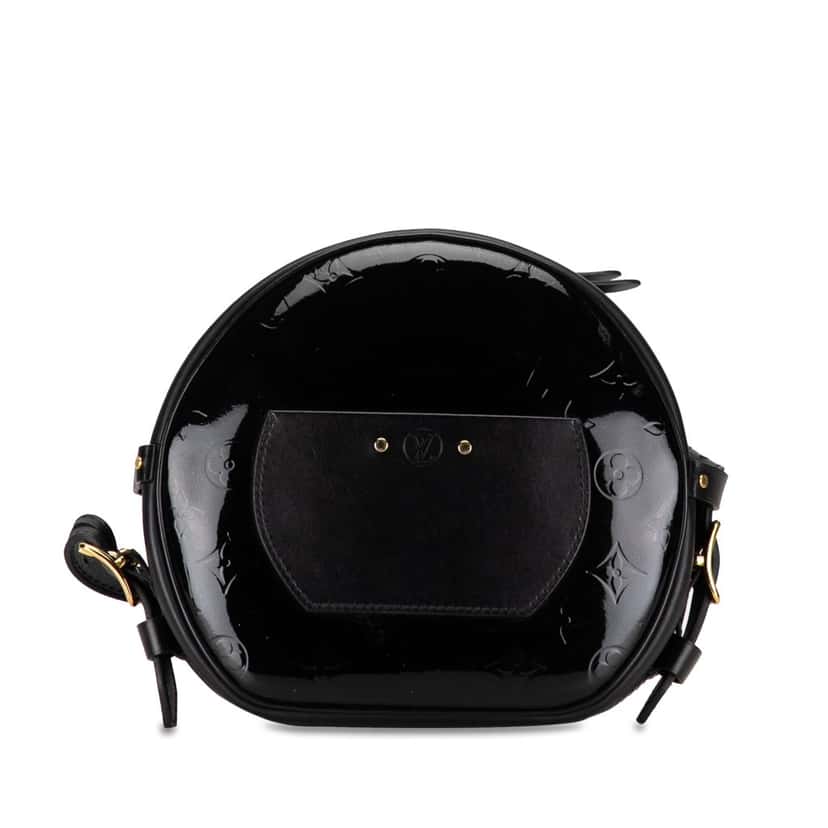 Louis Vuitton Monogram Vernis Boite Chapeau Souple MM Black Leather Good condition - Inside View