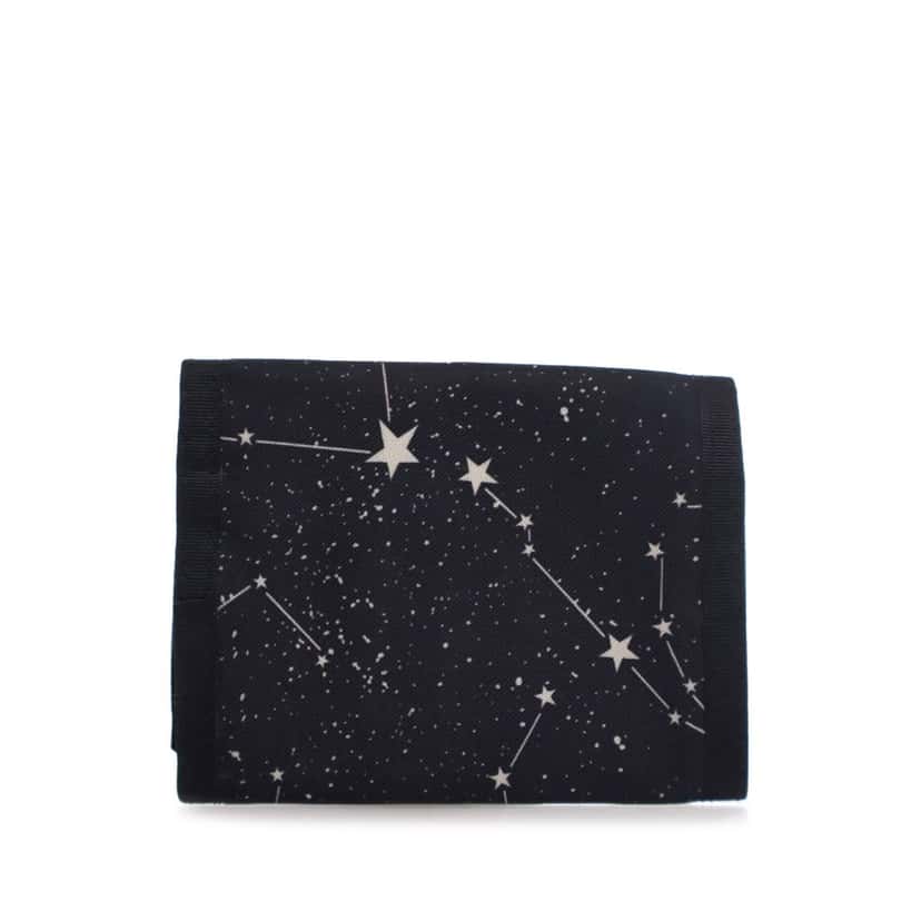 Saint Laurent Tiny Nylon Constellation Print Wallet Black Good condition - Back View