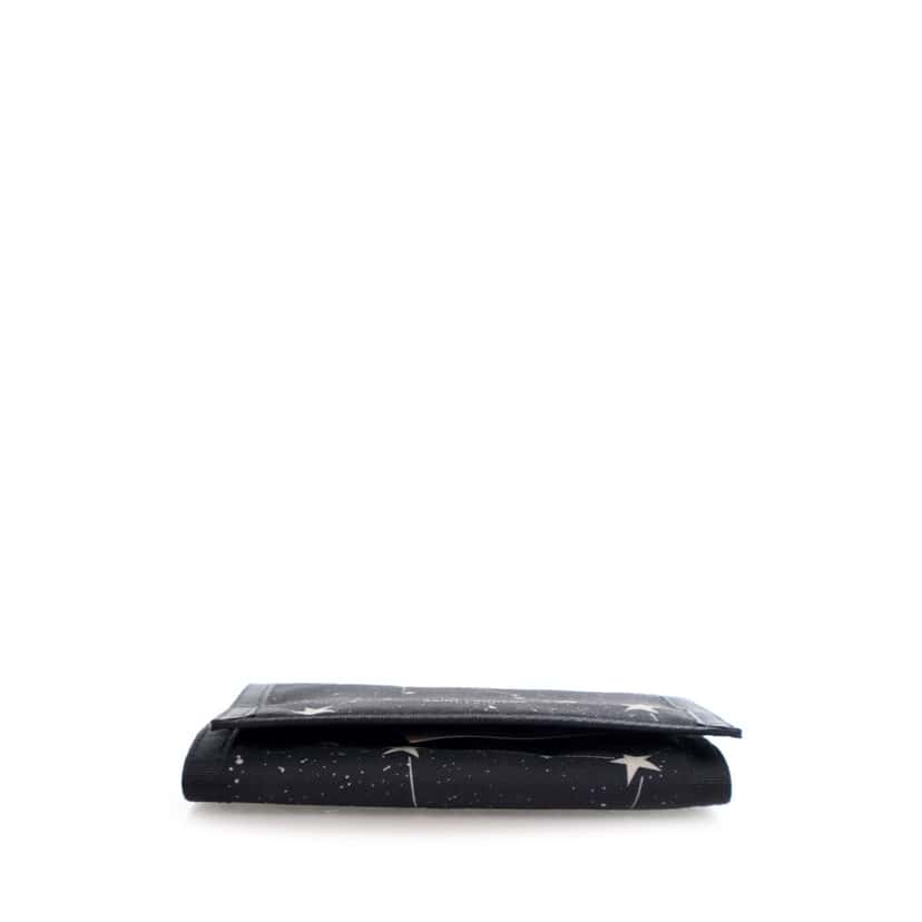 Saint Laurent Tiny Nylon Constellation Print Wallet Black Good condition - Inside View