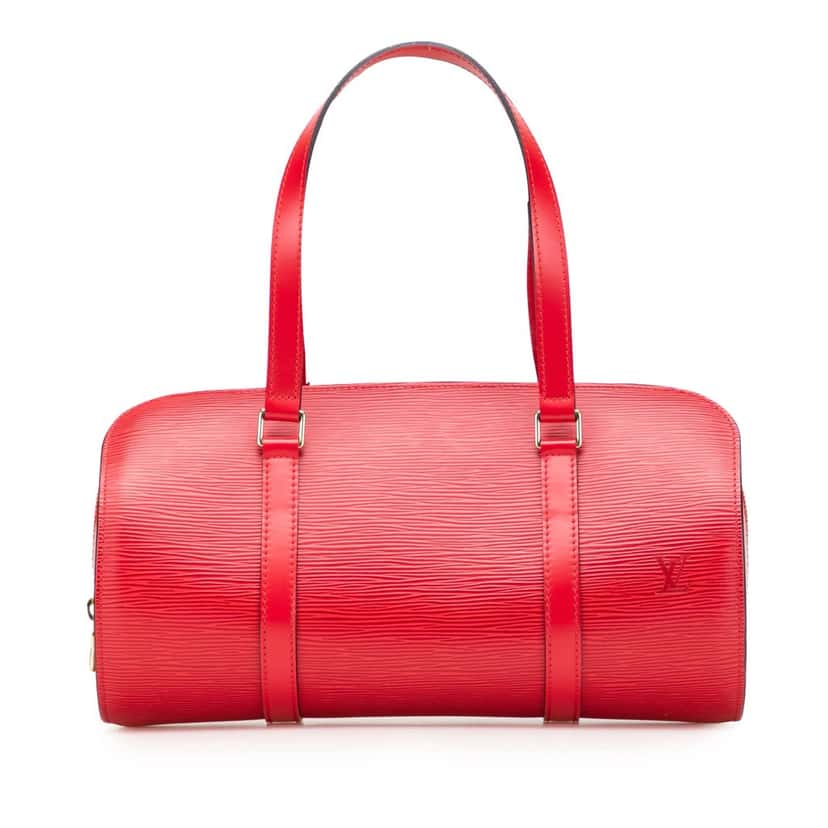 Louis Vuitton Epi Soufflot Red Leather Good condition - Front View