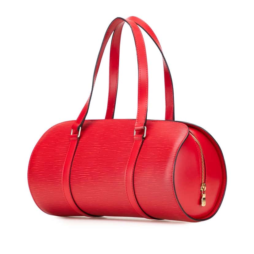 Louis Vuitton Epi Soufflot Red Leather Good condition - Back View