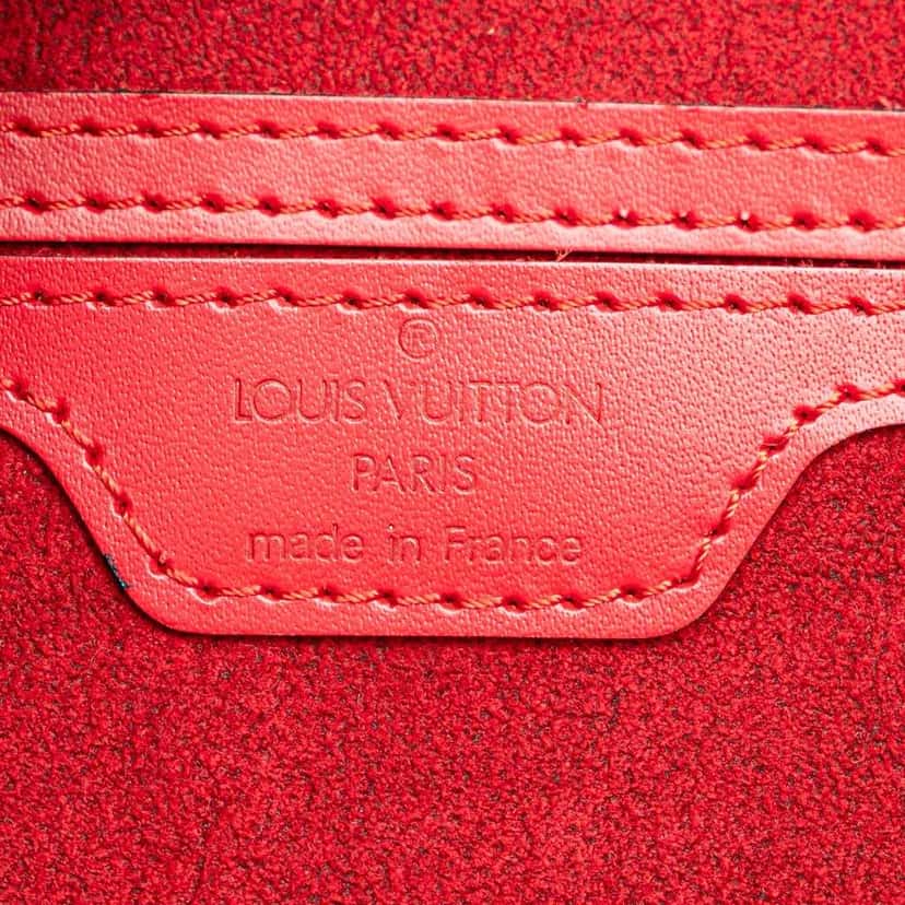 Louis Vuitton Epi Soufflot Red Leather Good condition - Box View