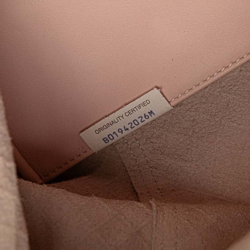 Bottega Veneta Leather Intrecciomirage Butterfly Tote Pink Leather Good condition - Box View