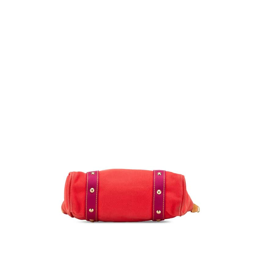 Louis Vuitton Antigua Cabas MM Red Canvas Good condition - Inside View