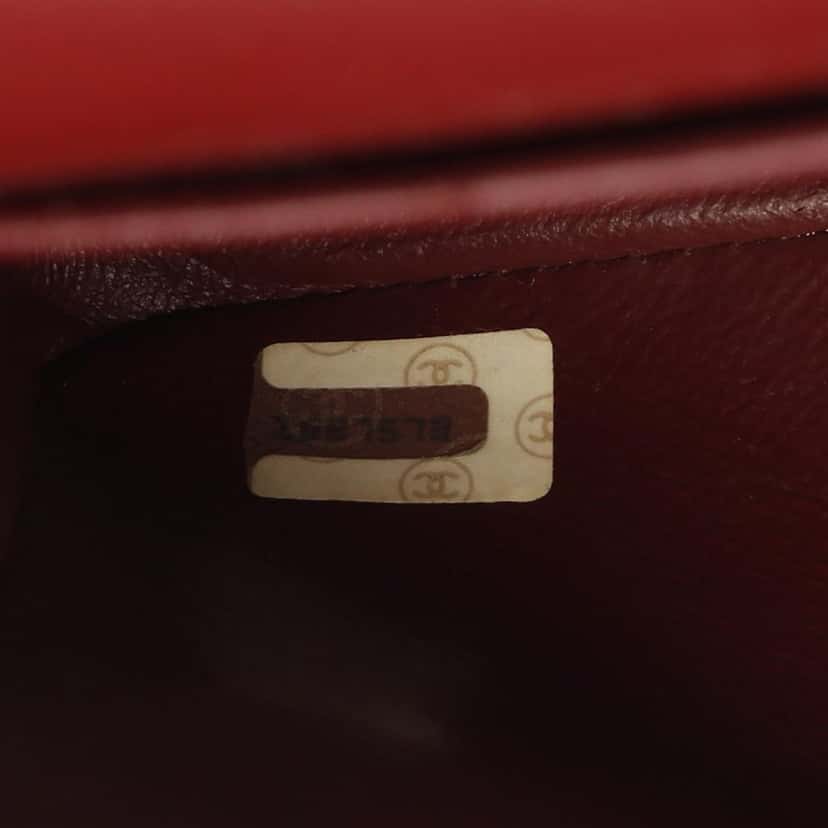 Chanel Medium Classic Lambskin Double Flap Black Leather Good condition - Box View