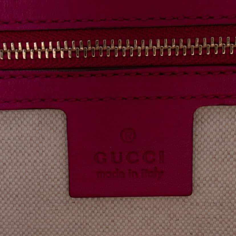 Gucci Large Microguccissima Patent Nice Dome Satchel Pink Leather Good condition - Box View