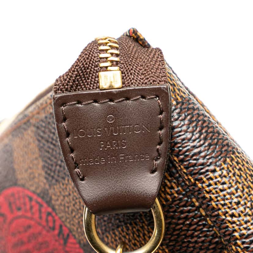 Louis Vuitton Damier Ebene Trunks and Bags Mini Pochette Accessoires Brown Canvas Good condition - Box View