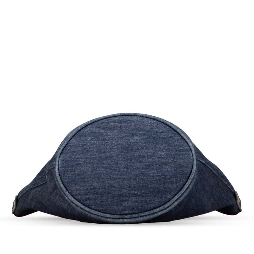 Prada Denim Logo Satchel Blue Denim Very good condition - Inside View