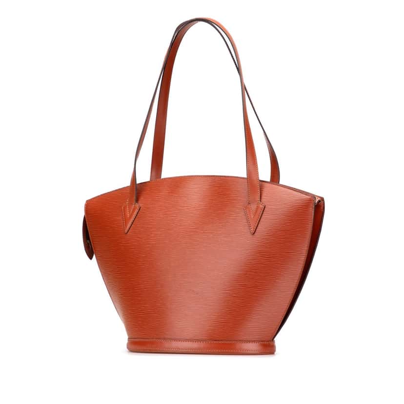 Louis Vuitton Epi Saint Jacques GM Long Strap Brown Leather Good condition - Back View