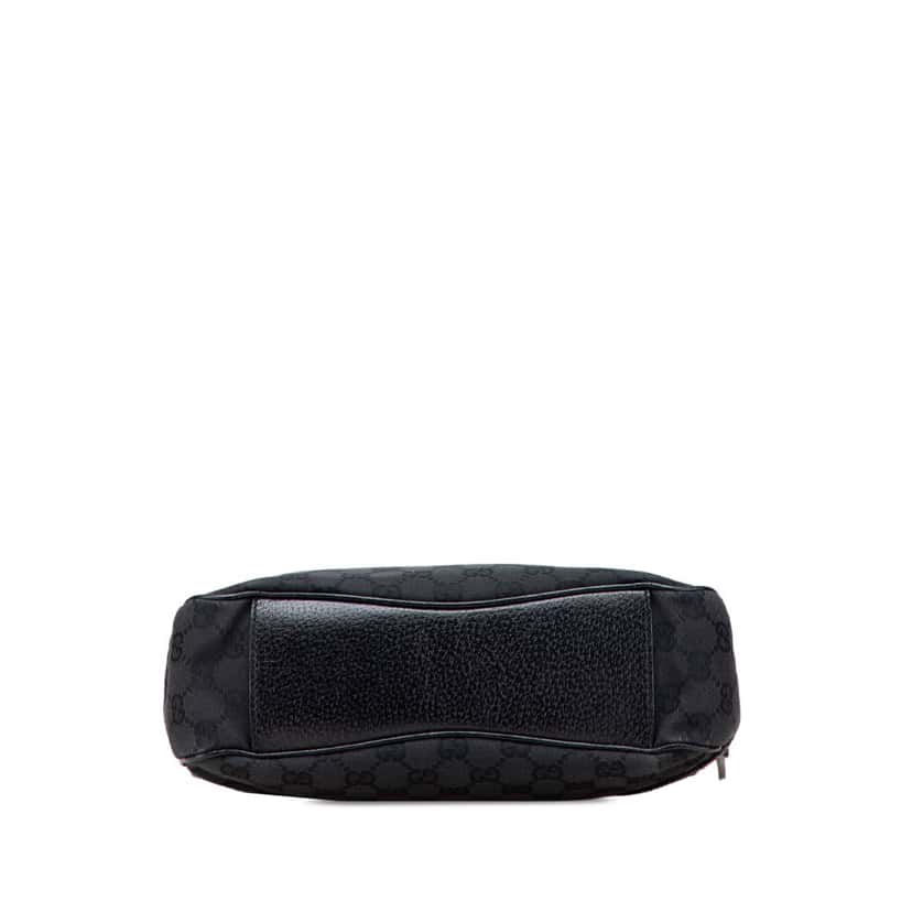 Gucci GG Canvas Shoulder Bag Black Canvas Good condition - Inside View