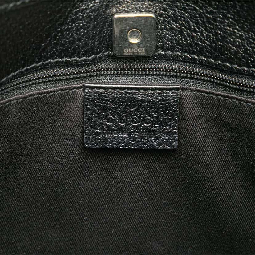 Gucci GG Canvas Shoulder Bag Black Canvas Good condition - Box View