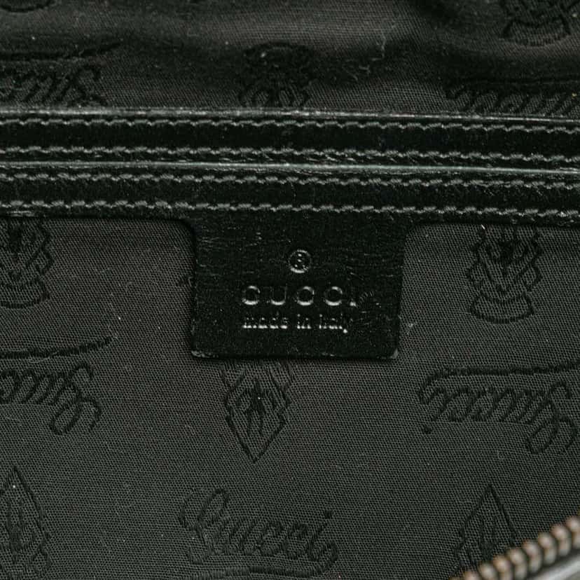Gucci GG Imprime Belt Bag Black Canvas Good condition - Box View