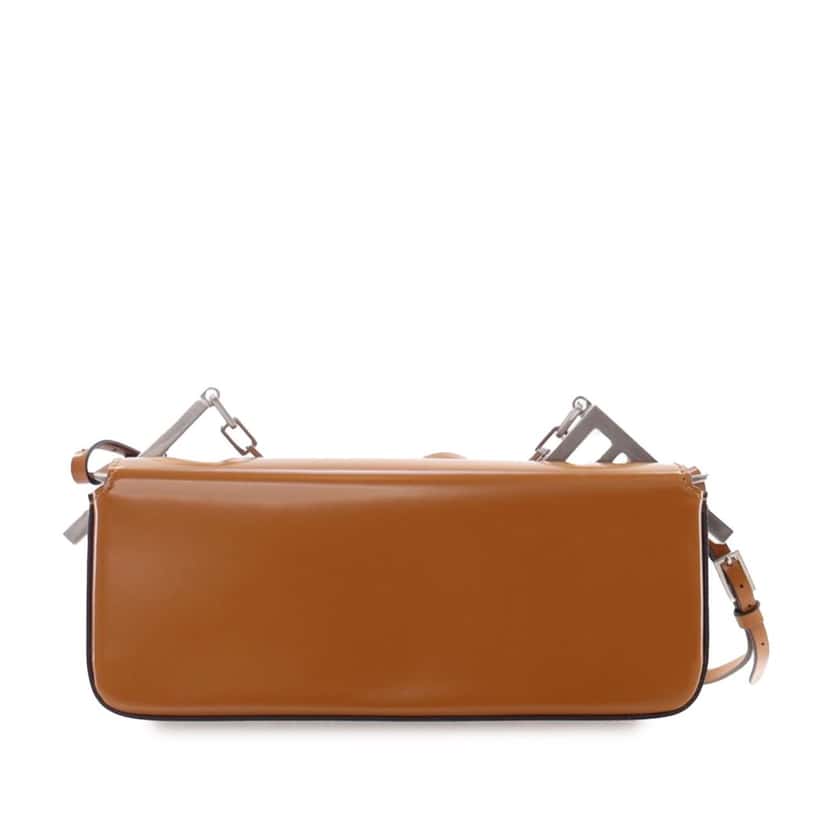 Fendi Patent First Sight Chain Satchel Brown Leather Good condition - Model View