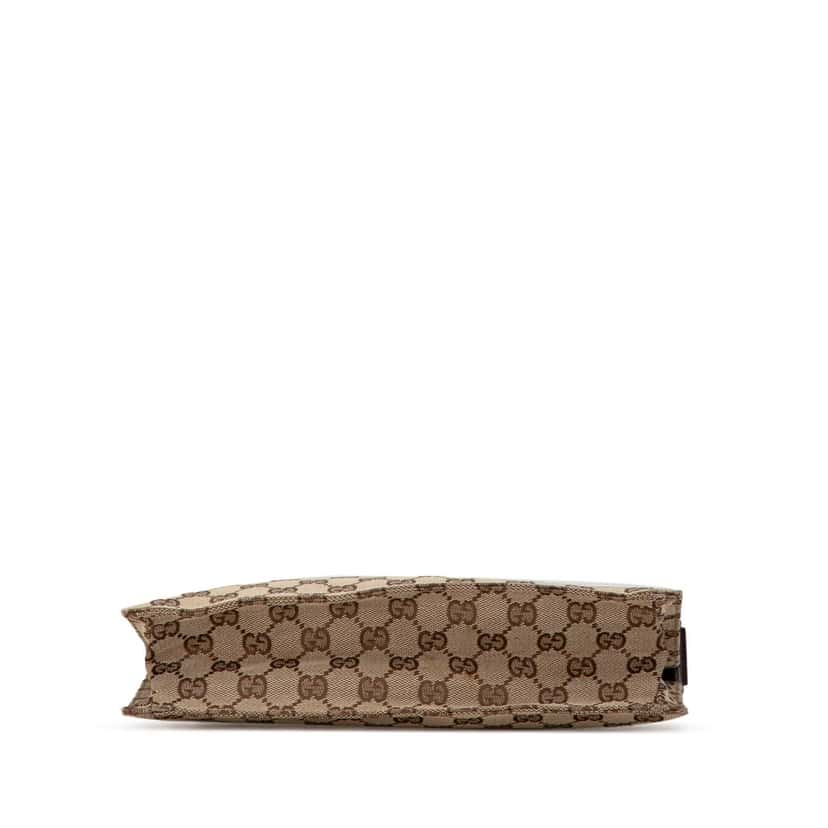 Gucci GG Canvas Eclipse Crossbody Brown Canvas Good condition - Model View