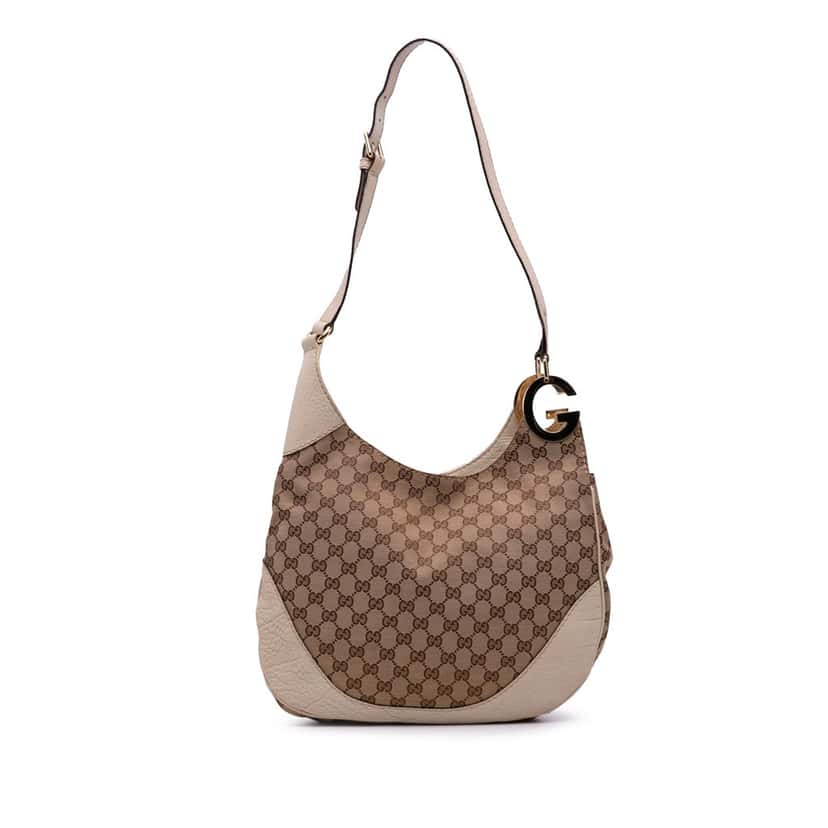 Gucci GG Canvas Charlotte Crossbody Brown Canvas Good condition - Front View