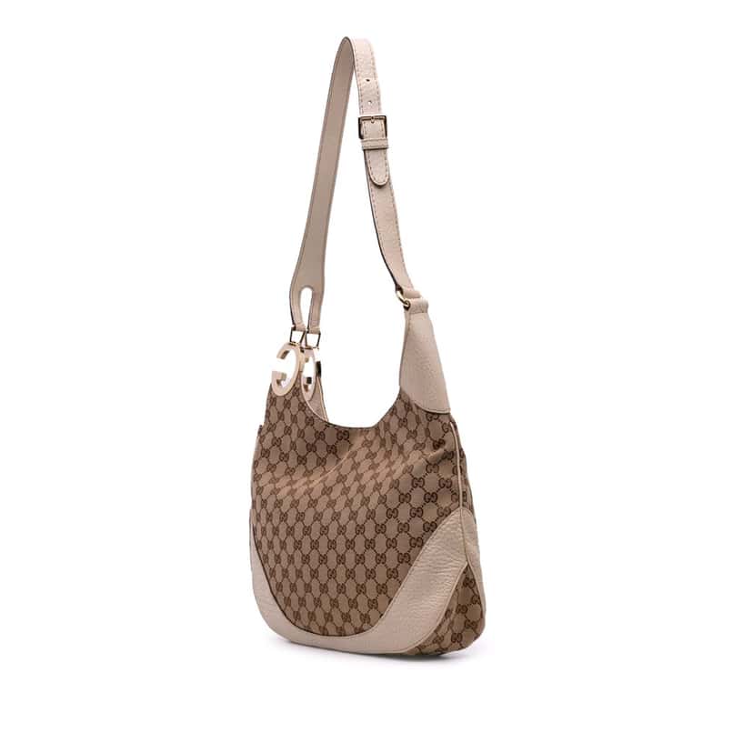 Gucci GG Canvas Charlotte Crossbody Brown Canvas Good condition - Back View