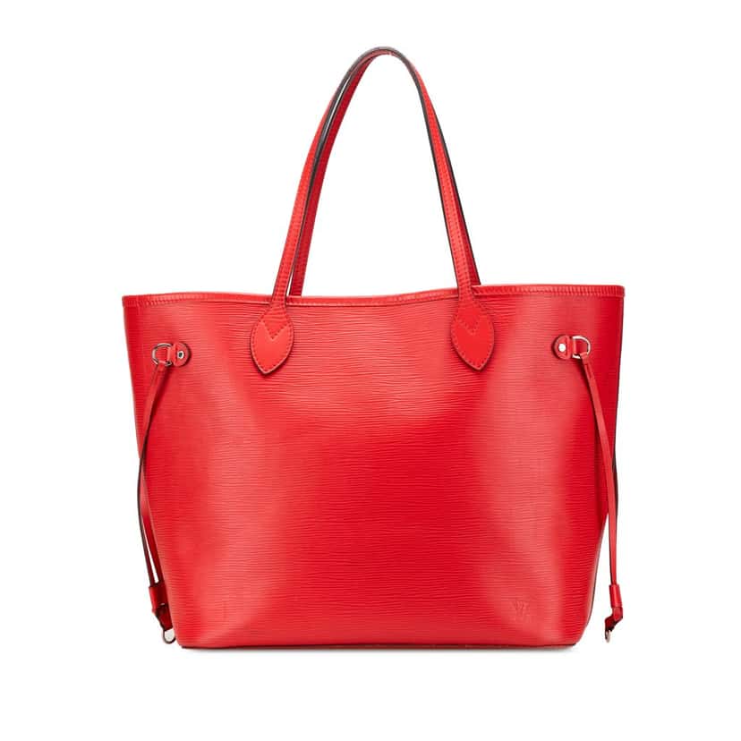 Louis Vuitton Epi Neverfull MM Red Leather Good condition - Front View