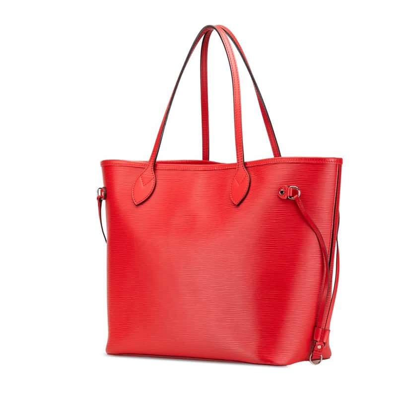 Louis Vuitton Epi Neverfull MM Red Leather Good condition - Back View