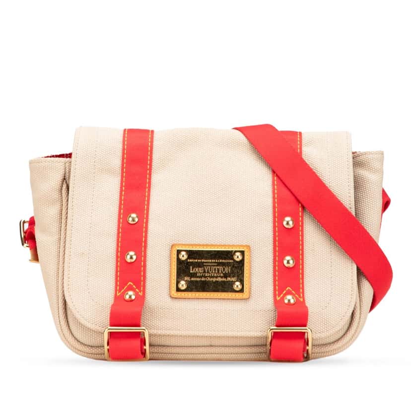 Louis Vuitton Antigua Besace PM Brown Canvas Good condition - Front View