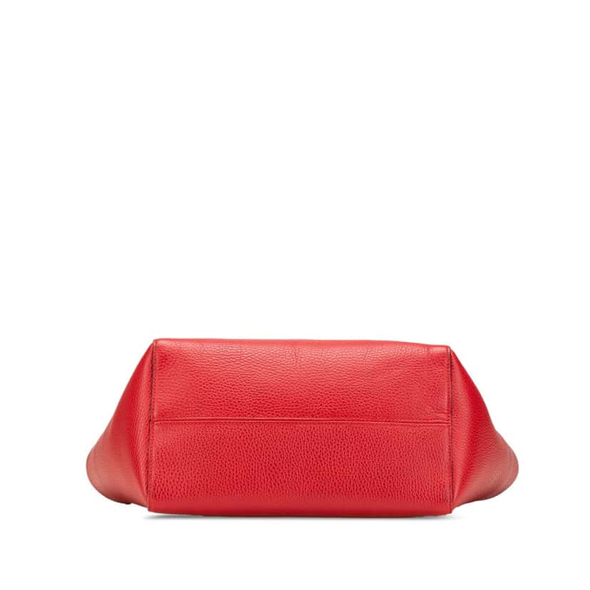 Gucci Medium Leather Swing Tote Red Leather Very good condition - Inside View