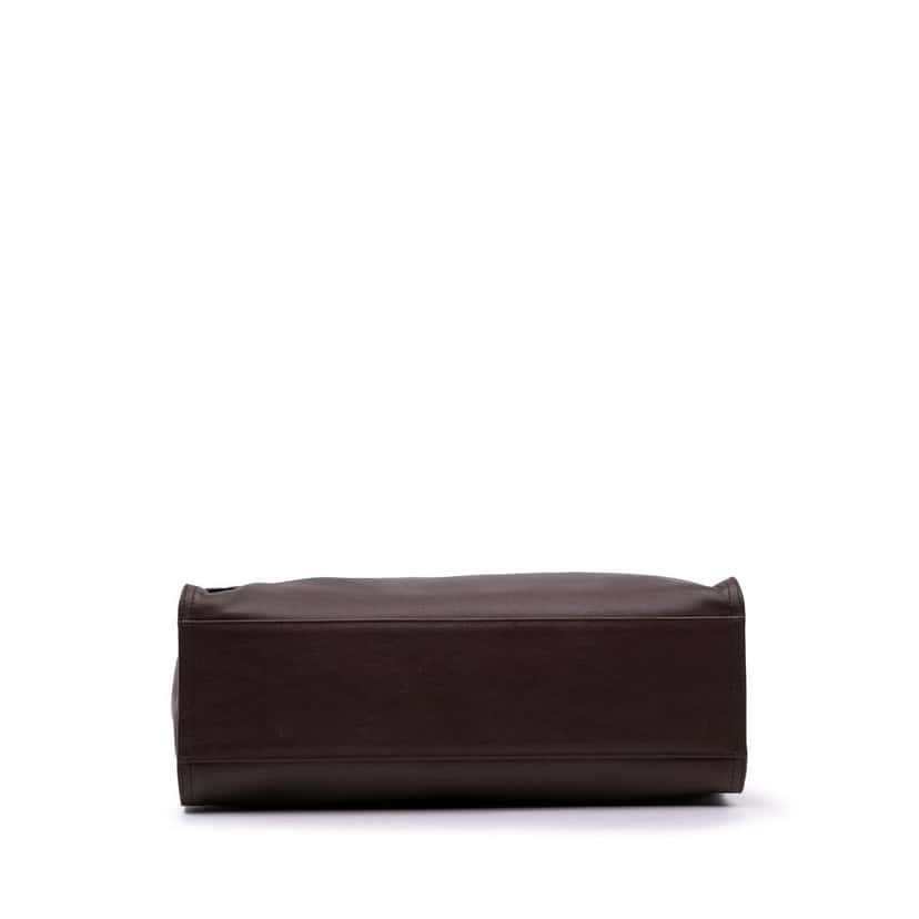 Bottega Veneta Intrecciato Trimmed Nappa Satchel Brown Leather Good condition - Inside View