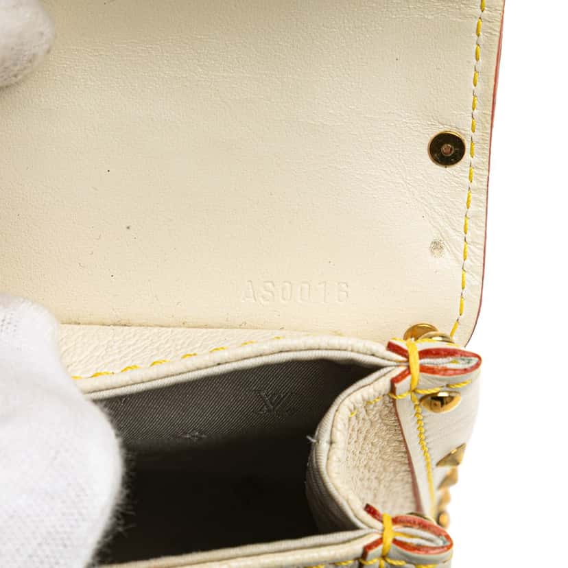 Louis Vuitton Suhali LAimable White Leather Good condition - Box View