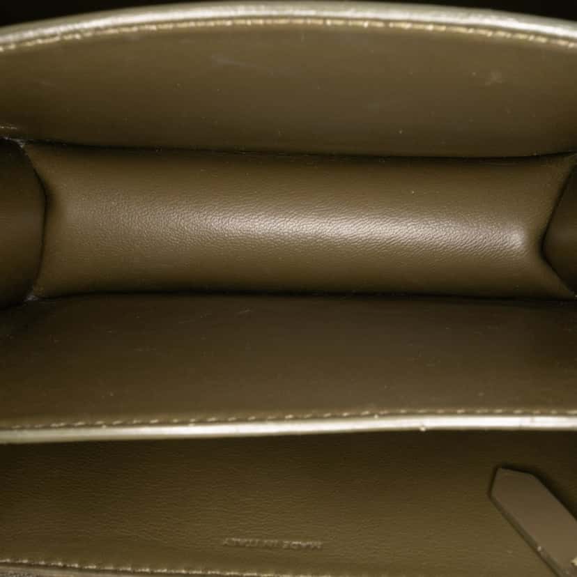 Celine Small Calfskin Classic Box Brown Leather Good condition - Model View
