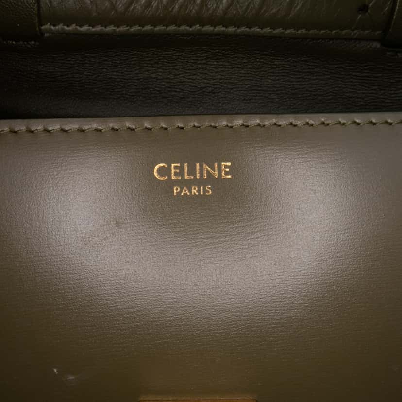 Celine Small Calfskin Classic Box Brown Leather Good condition - Box View