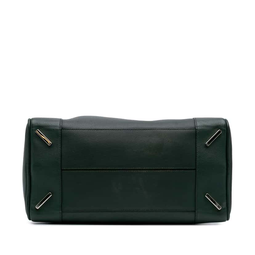 Loewe Large Amazona 75 Handbag Green Leather Good condition - Inside View