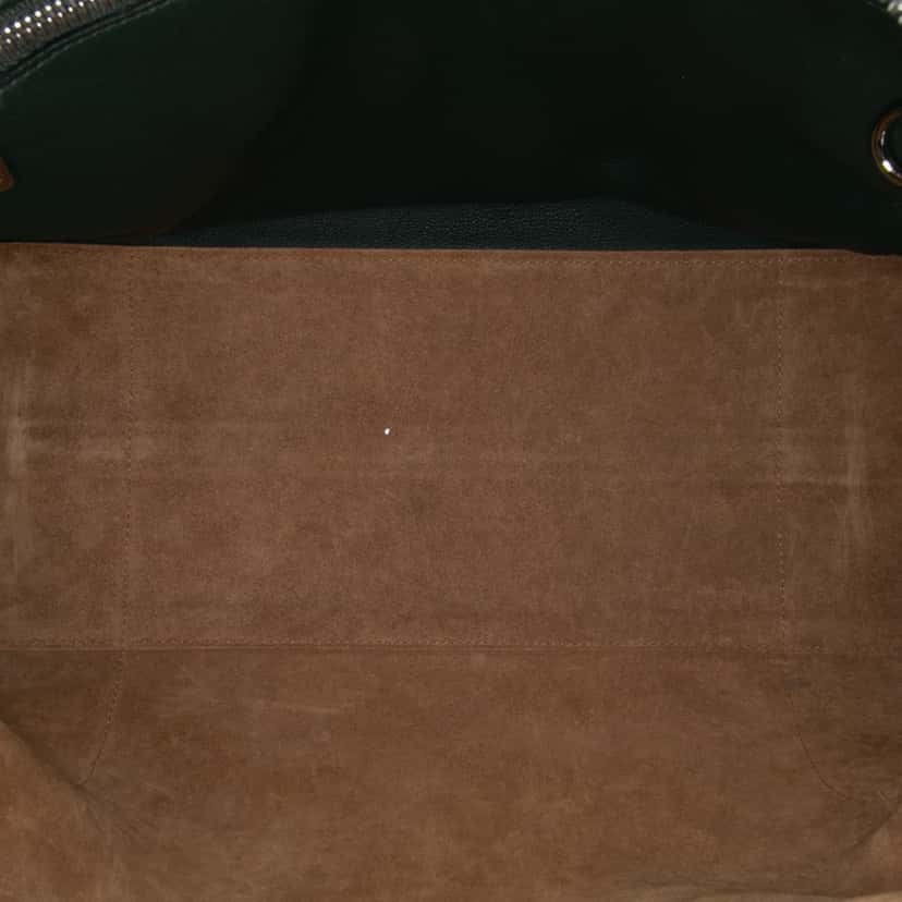 Loewe Large Amazona 75 Handbag Green Leather Good condition - Model View