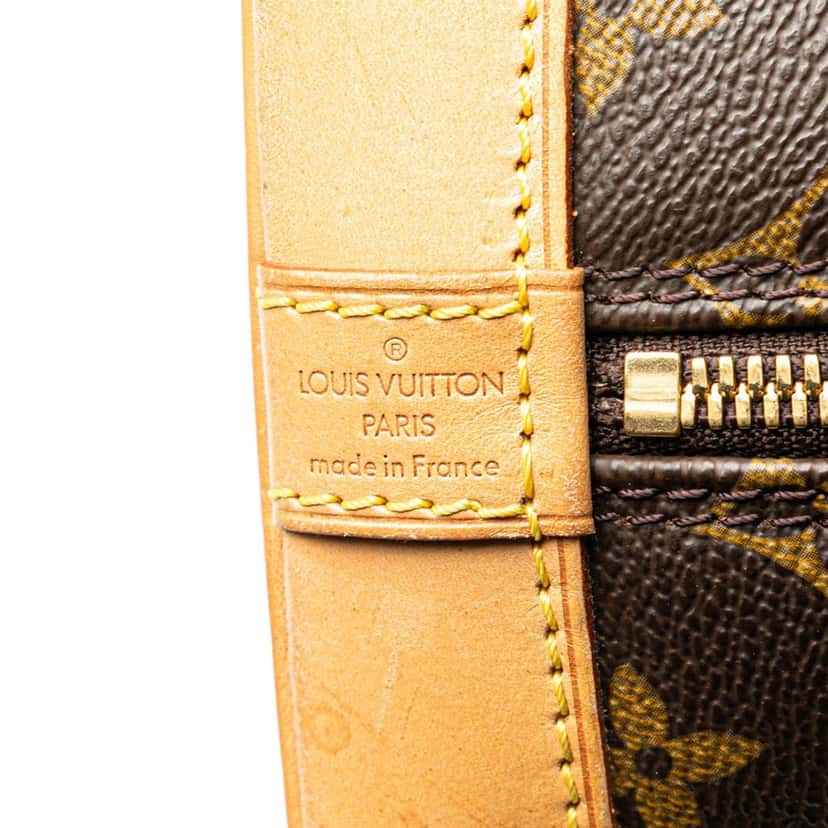 Louis Vuitton Monogram Alma PM Brown Canvas Good condition - Box View