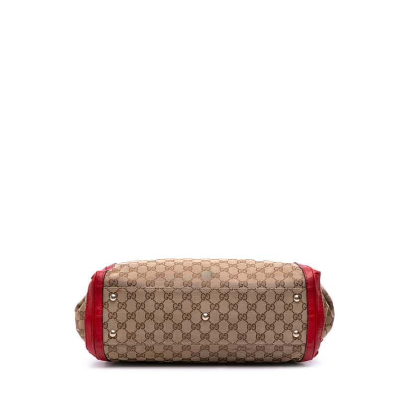 Gucci Large GG Canvas Bella Satchel Brown Canvas Good condition - Inside View