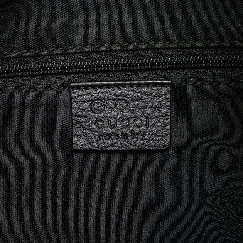 Gucci Large GG Denim Hobo Black Denim Good condition - Box View