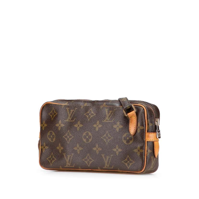 Louis Vuitton Monogram Pochette Marly Bandouliere Brown Canvas Good condition - Back View