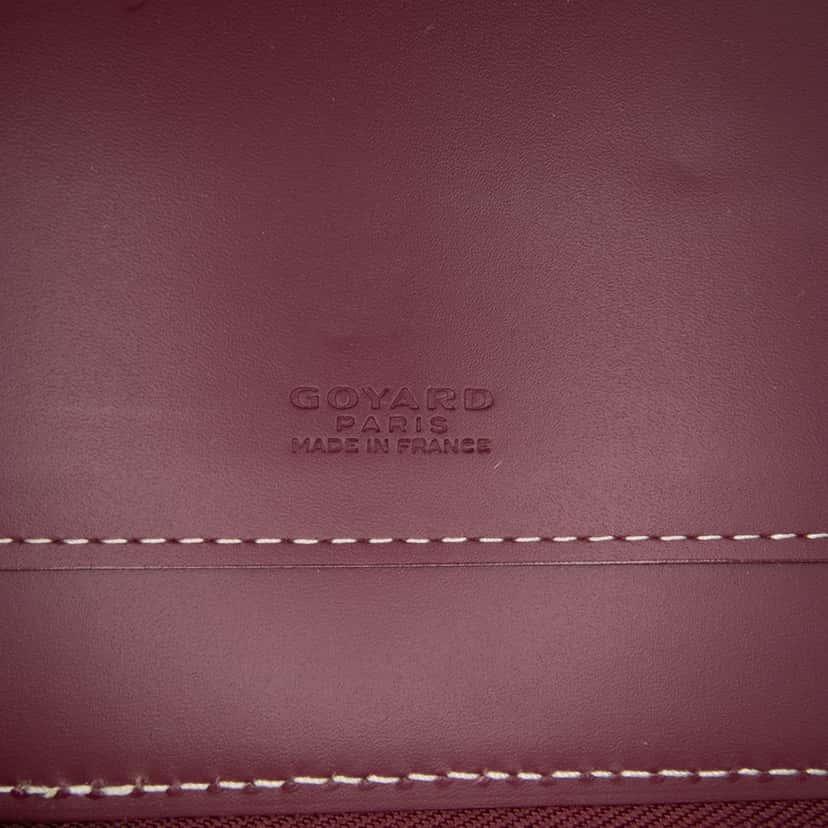 Goyard Goyardine Opera Travel Wallet Red Canvas Good condition - Box View