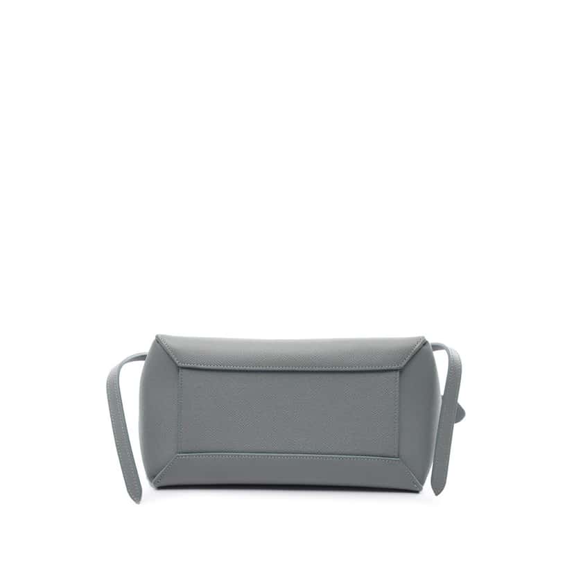 Celine Micro Grained Calfskin Belt Bag Blue Leather Good condition - Inside View