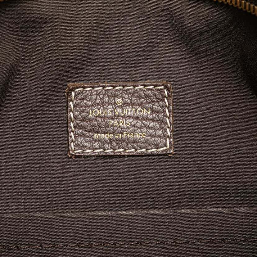 Louis Vuitton Monogram Mini Lin Besace Angele Brown Canvas Good condition - Box View