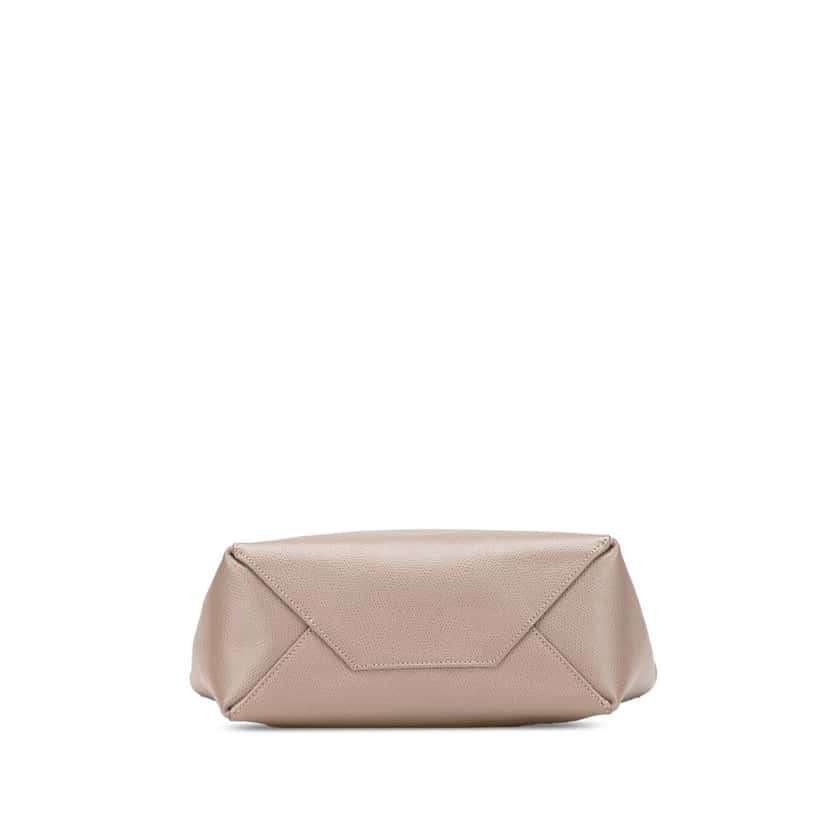 Celine Small Grained Calfskin Vertical Cabas Satchel Brown Leather Good condition - Inside View