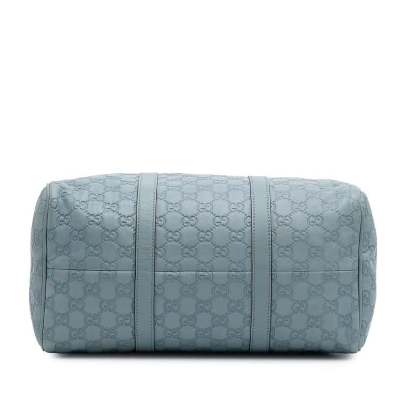 Gucci Guccissima Joy Boston Bag Blue Leather Good condition - Inside View
