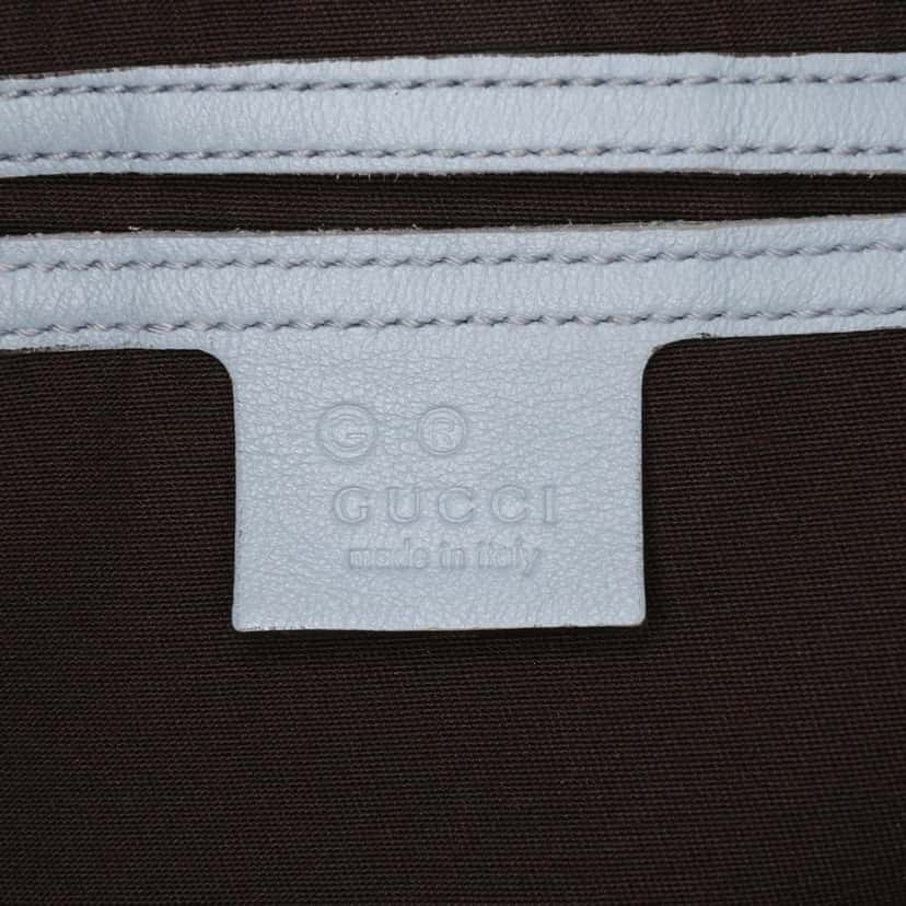 Gucci Guccissima Joy Boston Bag Blue Leather Good condition - Box View