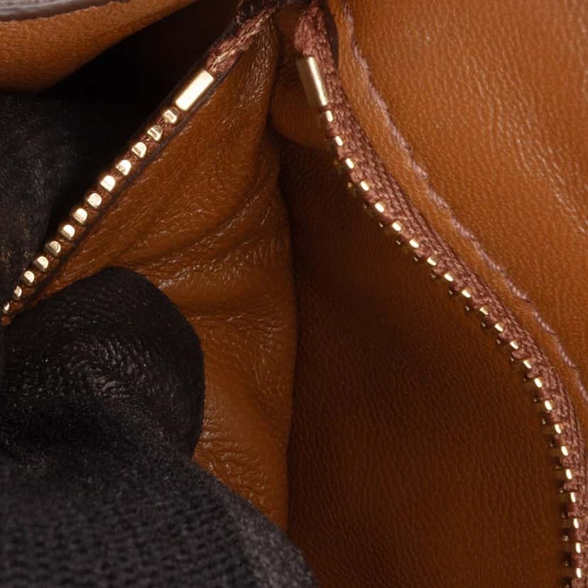 Celine Small Calfskin Classic Box Brown Leather Good condition - Box View