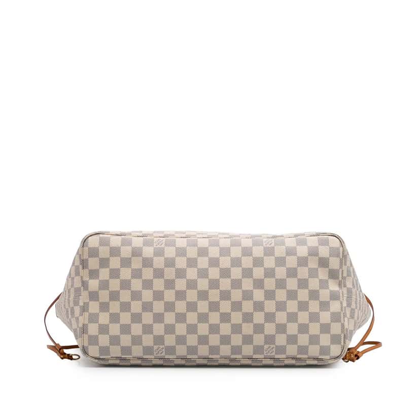 Louis Vuitton Damier Azur Neverfull GM White Canvas Good condition - Inside View