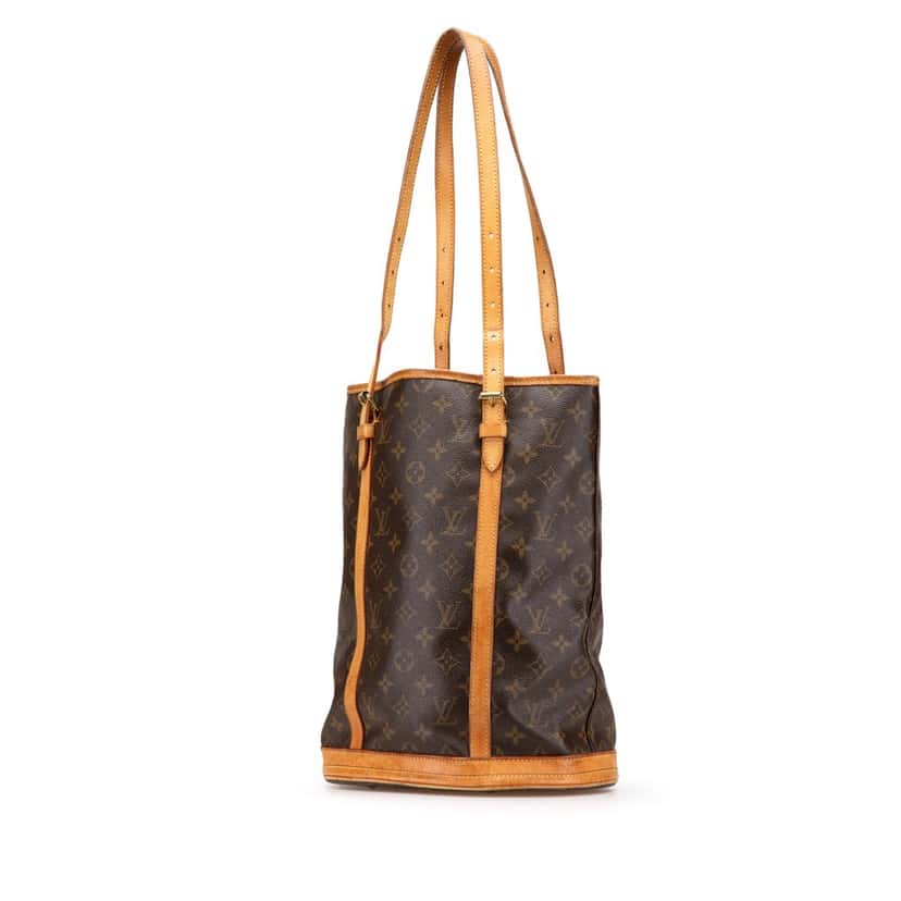 Louis Vuitton Monogram Bucket GM Brown Canvas Fair condition - Back View