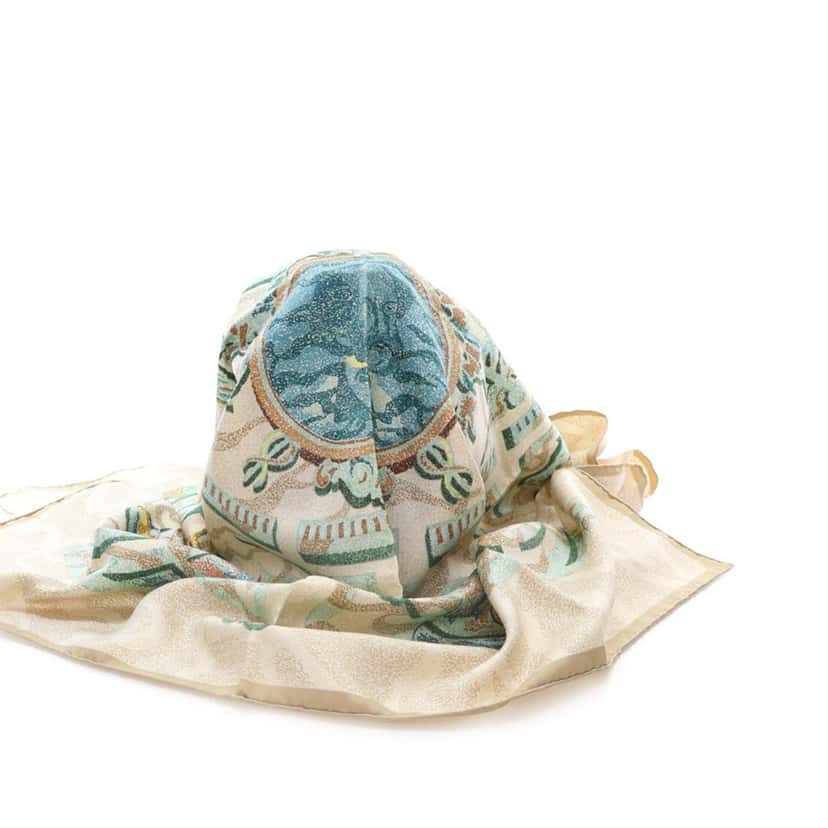 Hermès Alfred De Dreux Peintre du Cheval Silk Scarf Brown Silk Good condition - Box View