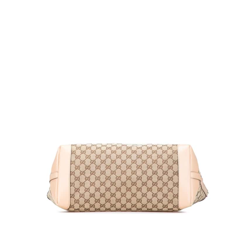 Gucci Large GG Canvas Craft Tote Brown Canvas Good condition - Inside View