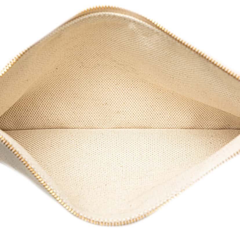Bottega Veneta Medium Canvas Maxi Intrecciato Arco Tote White Canvas Good condition - Box View