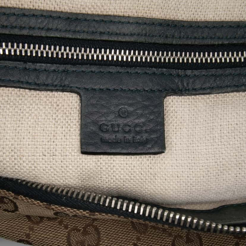 Gucci Large GG Canvas Icon Bit Satchel Brown Canvas Good condition - Box View