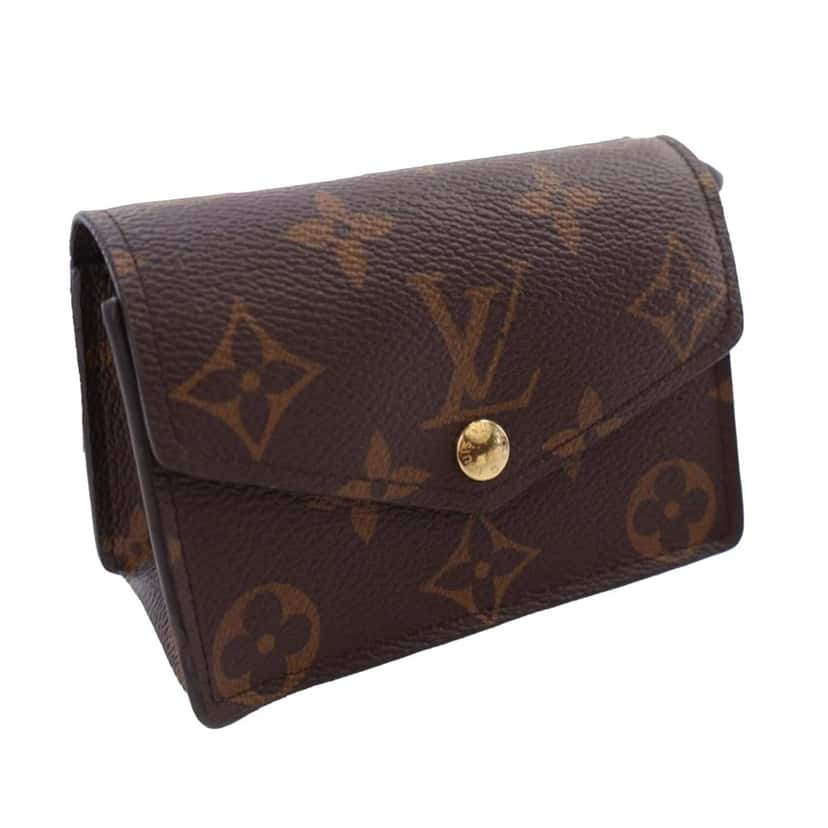 Louis Vuitton Monogram Daily Multi Pocket 30mm Belt Brown Canvas Good condition - Back View