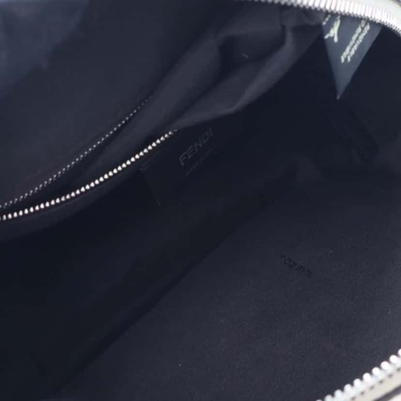 Fendi Mini Leather Vitello By The Way Flowerland Backpack Brown Leather Good condition - Model View